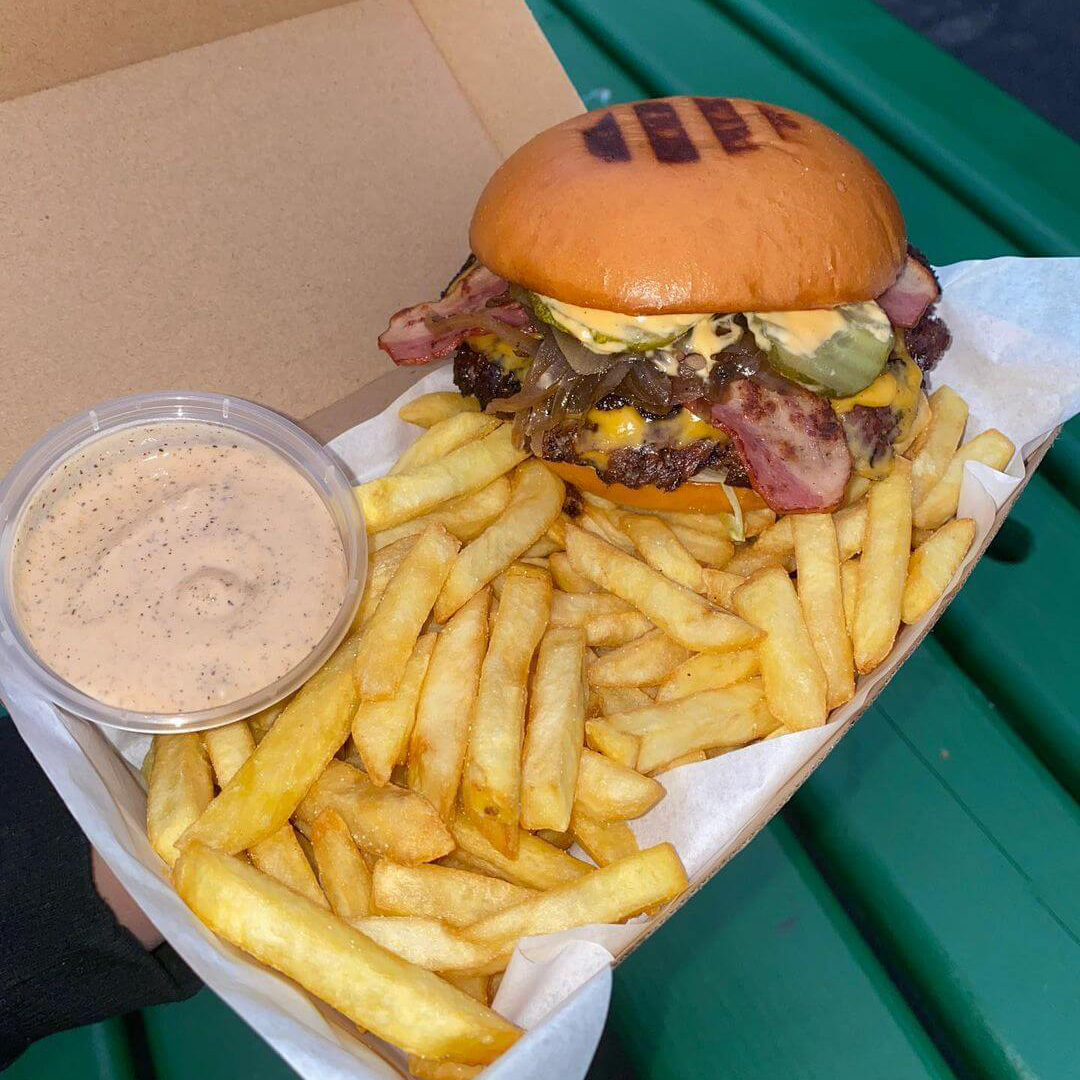 Burger with Fries